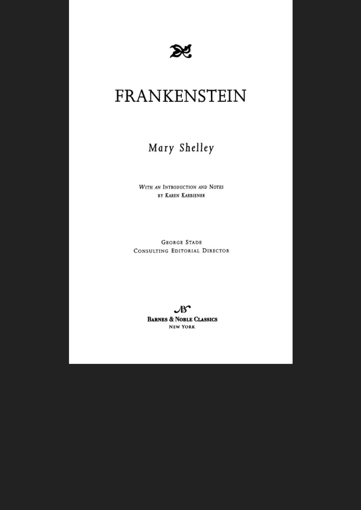 Frankenstein
